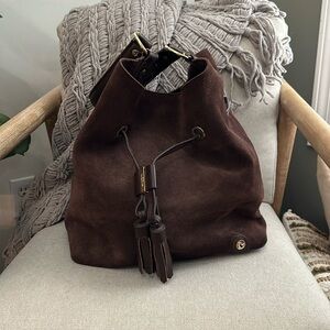 Spartina 449 Siren Brown Suede Bag